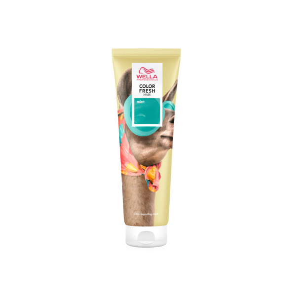 Wella Professionals, Color Fresh Masks, Silicone Free, Hair Colouring Cream Mask,  Mint, 150 ml