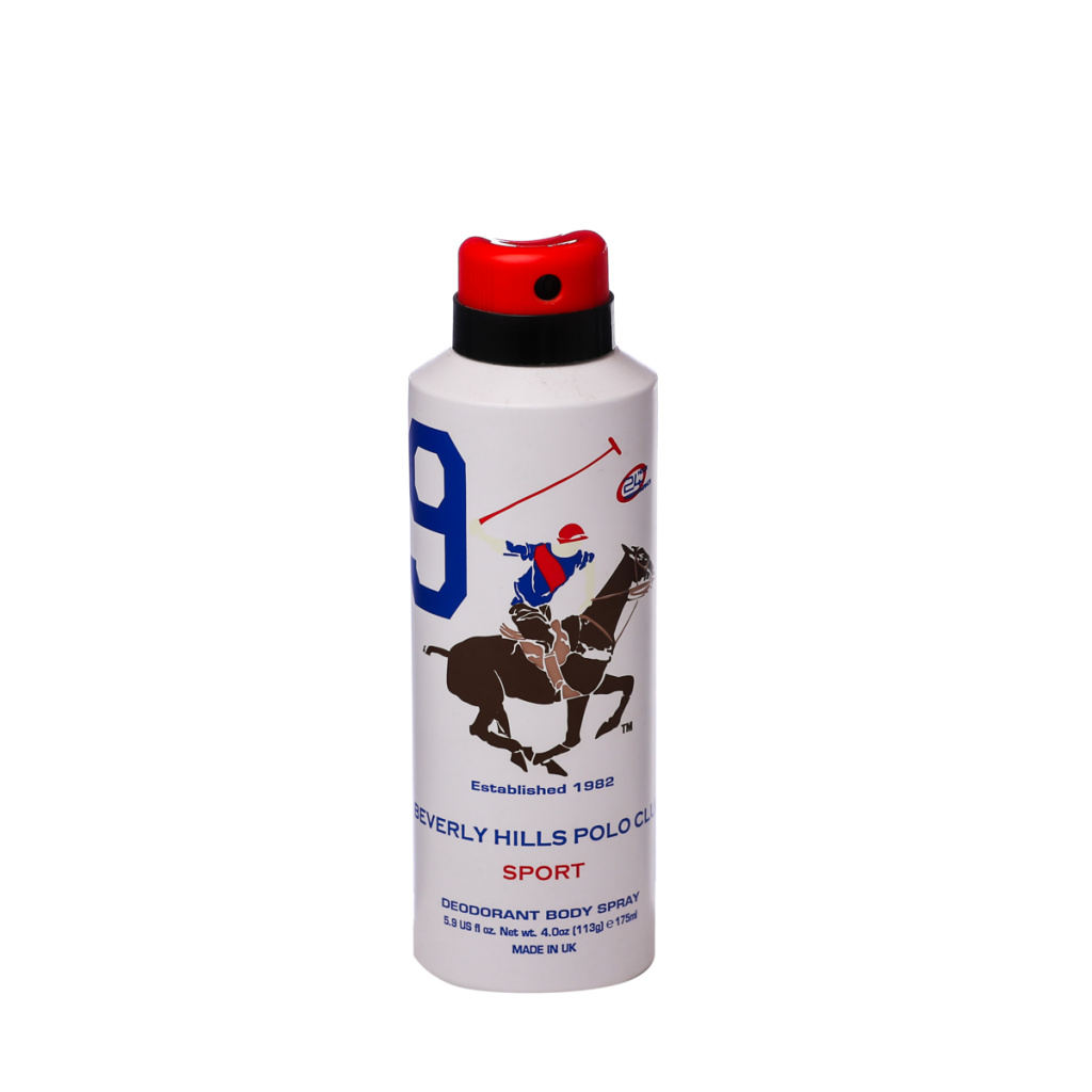beverly hills polo club 1982 sport 9 anti perspirant deodorant spray for men 175 ml 1678721509