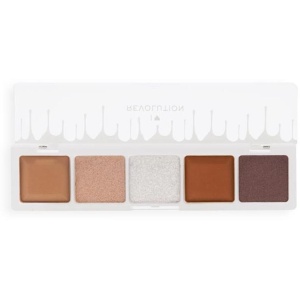 I Heart Revolution, Mini Chocolate, Eyeshadow Palette, White Vanilla Cream, 5 Shades, 5.5 g