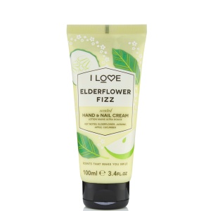 I Love, Signature Collection, Hydrating, Hand & Nail Cream, Elderflower Fizz, 100 ml