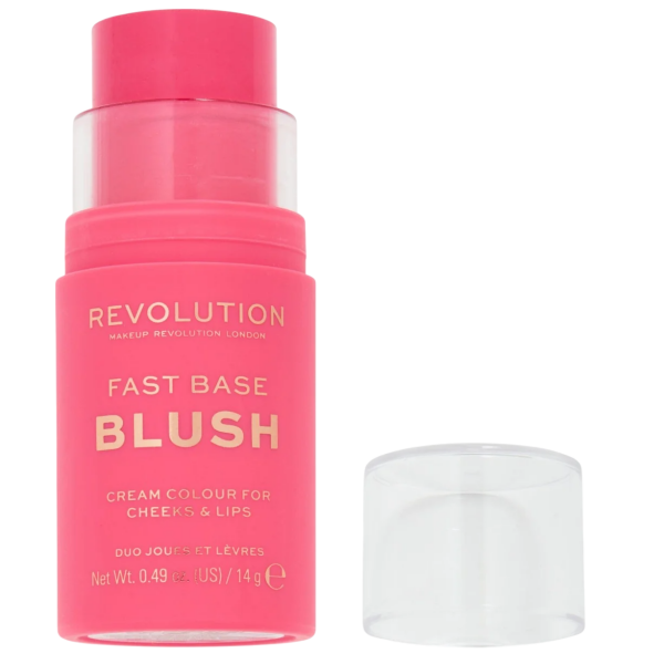 Makeup Revolution, Fast Base, Blush Stick, Rose, 14 g