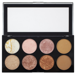 Makeup Revolution, Ultra Blush, Blush Palette, Golden Sugar, 12.8 g