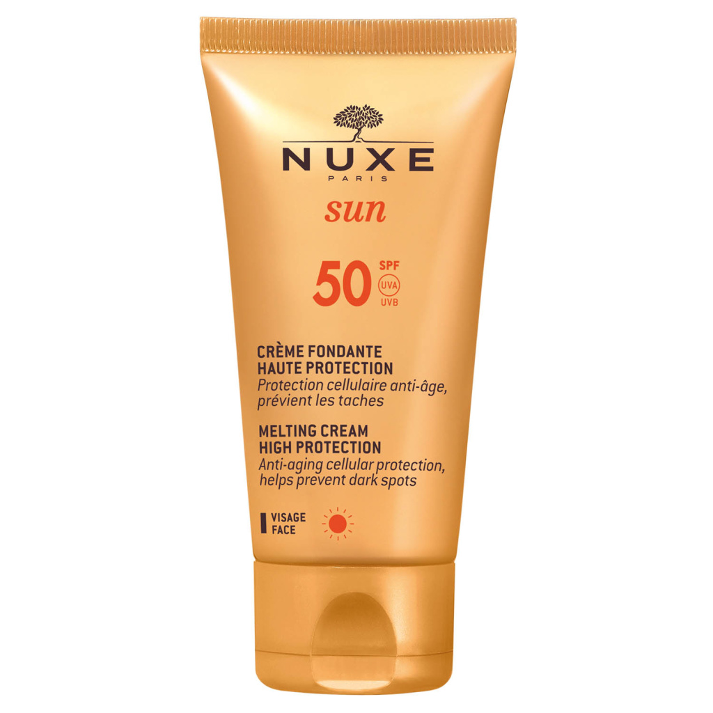 nuxe sun melting sunscreen cream for face spf 50 50 ml 1674456251