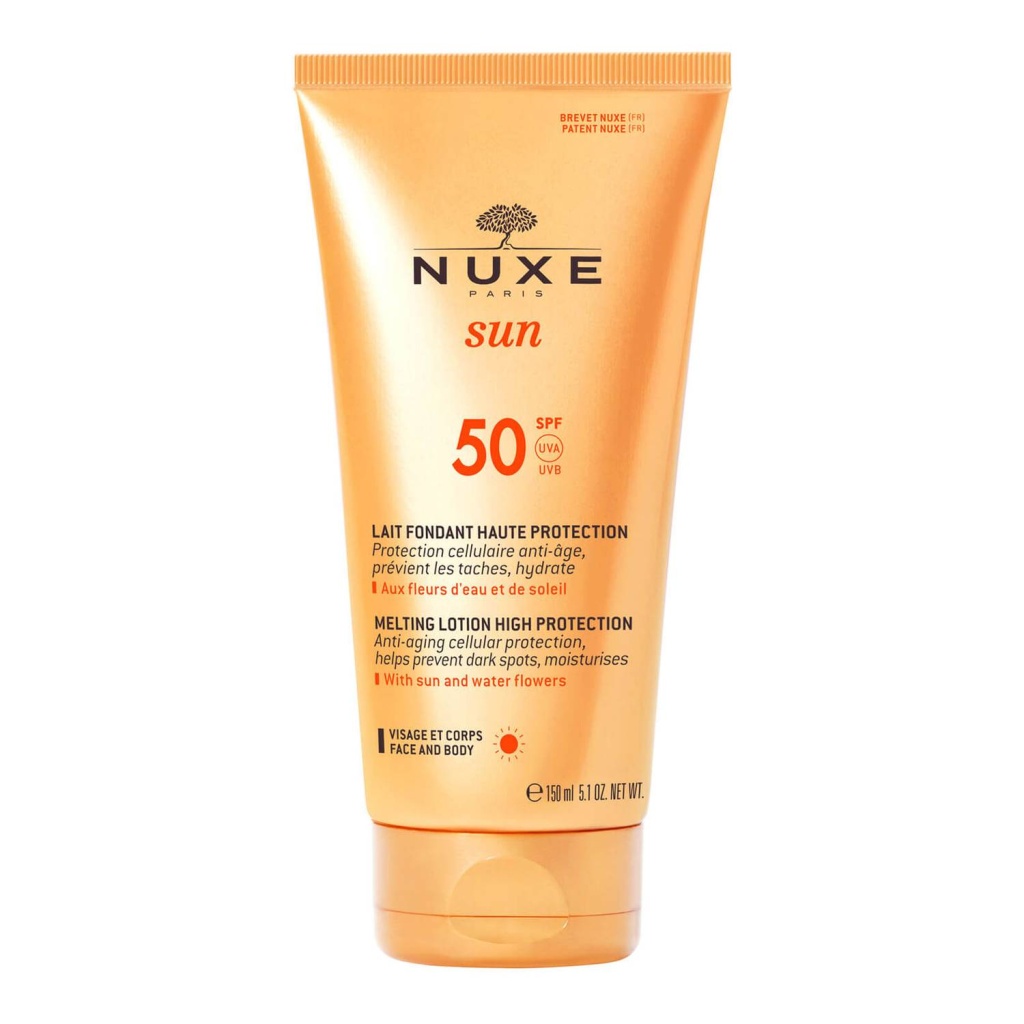nuxe sun melting sunscreen lotion spf 50 150 ml 1674710638