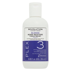Revolution Haircare, Blonde Plex 3, Hair Treatment Shampoo, Restores, For Damaged Hair, 250 ml