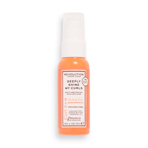 Revolution Haircare, My Curls 3+4, Hair Oil Treatment, Defining & Shining, 50 ml