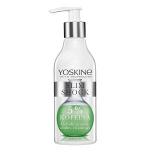 Yoskine, Slim Shock, Caffeine 5%, Anti-Cellulite, Body Cream, Body & Legs, 200 ml