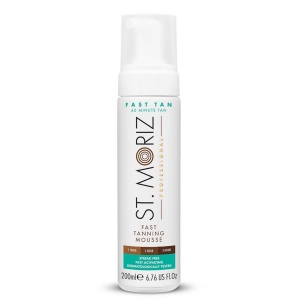 St. Moriz, Fast Tan Lotion, Immediate Tan, Self-Tanning Mousse, For Face, 200 ml
