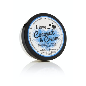 I Love, Coconut & Cream, Hydrating, Body Butter, 200 ml