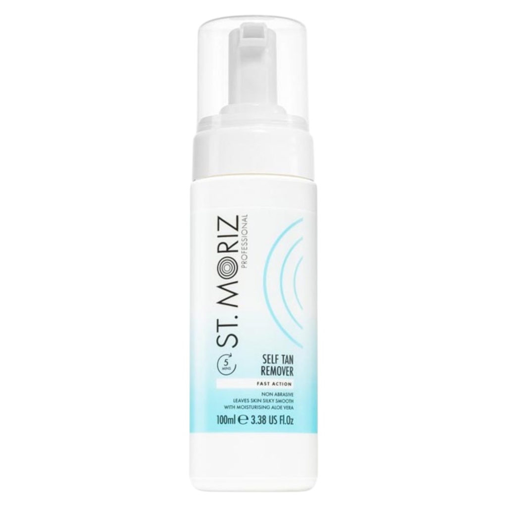 st moriz professional foaming self tan remover aloe vera smooth self tanning mousse body and face 100 ml 1760020354