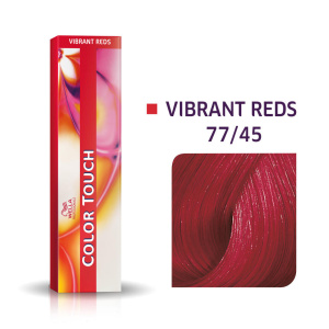 Wella Professionals, Color Touch, Ammonia-Free, Semi-Permanent Hair Dye, 77/45 Medium Blonde Intense Red Mahogany, 60 ml