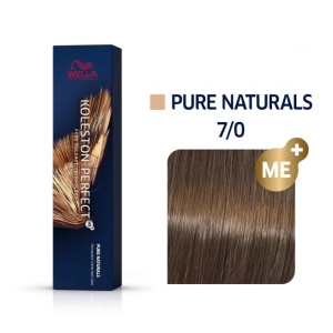 Wella Professionals, Koleston Perfect Me+, Permanent Hair Dye, 7/0 Medium Blonde, 60 ml