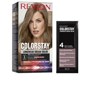 Revlon, Color Stay, Permanent Hair Dye, 7.1 Dark Ash Blonde, 165 ml