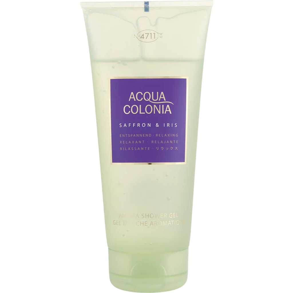 4711 acqua colonia colonia saffron iris hydrating shower gel all skin types 200 ml 1760619222