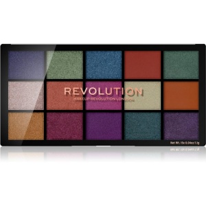 Makeup Revolution, Reloaded Passion For Colour, Eyeshadow Palette, Passion For Colour, 15 pcs, 16.5 g