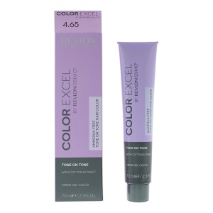 Revlon, Color Excel, Demi-Permanent Hair Dye, 4.65 Medium Red Mahogany Brown, 70 ml