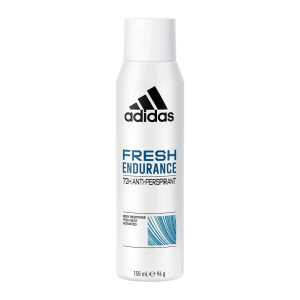 Adidas, Fresh Endurance, Vegan, Alcohol-Free, Gentle on skin, Fresh, aromatic with woody notes, Deodorant Spray, For Men, 150 ml