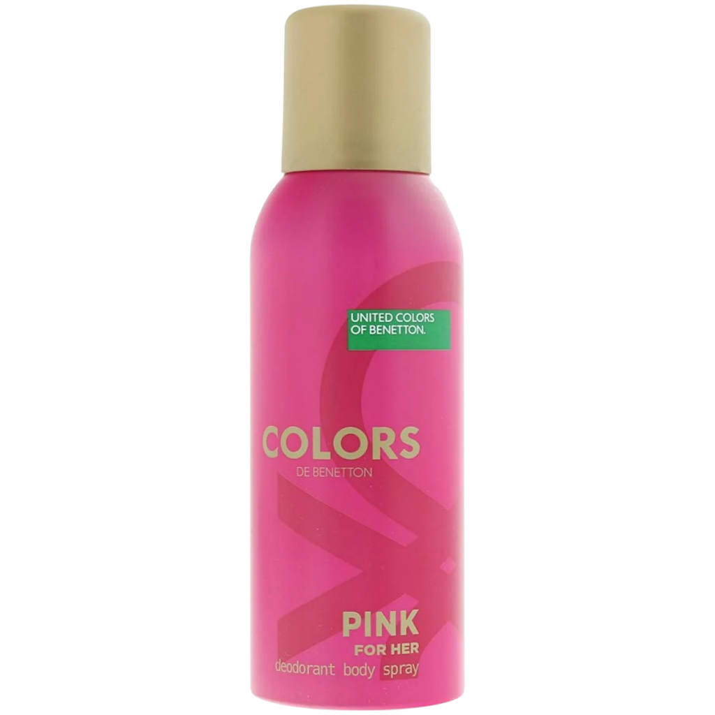 benetton colors pink anti perspirant deodorant spray for women 150 ml 1760617518