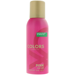 Benetton, Colors Pink, Floral and Fruity, Deodorant Spray, For Women, 150 ml