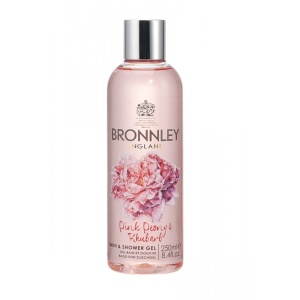 Bronnley, Pink Peony & Rhubarb, Cleansing, Shower Gel, For All Skin Types, 250 ml