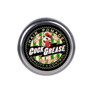 Cock Grease, Extra Stiff X, Hair Styling Pomade, Shine Finish, Strong Hold, 50 g