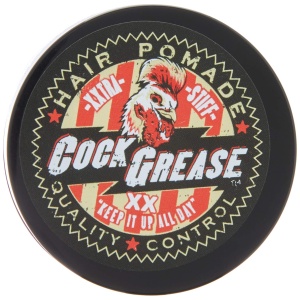 Cock Grease, Xxtra Stiff XX, Hair Styling Pomade, Shine Finish, Extra Hold, 50 g