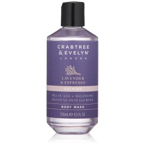 Crabtree & Evelyn, Lavender & Espresso, Calming, Body Wash, 250 ml