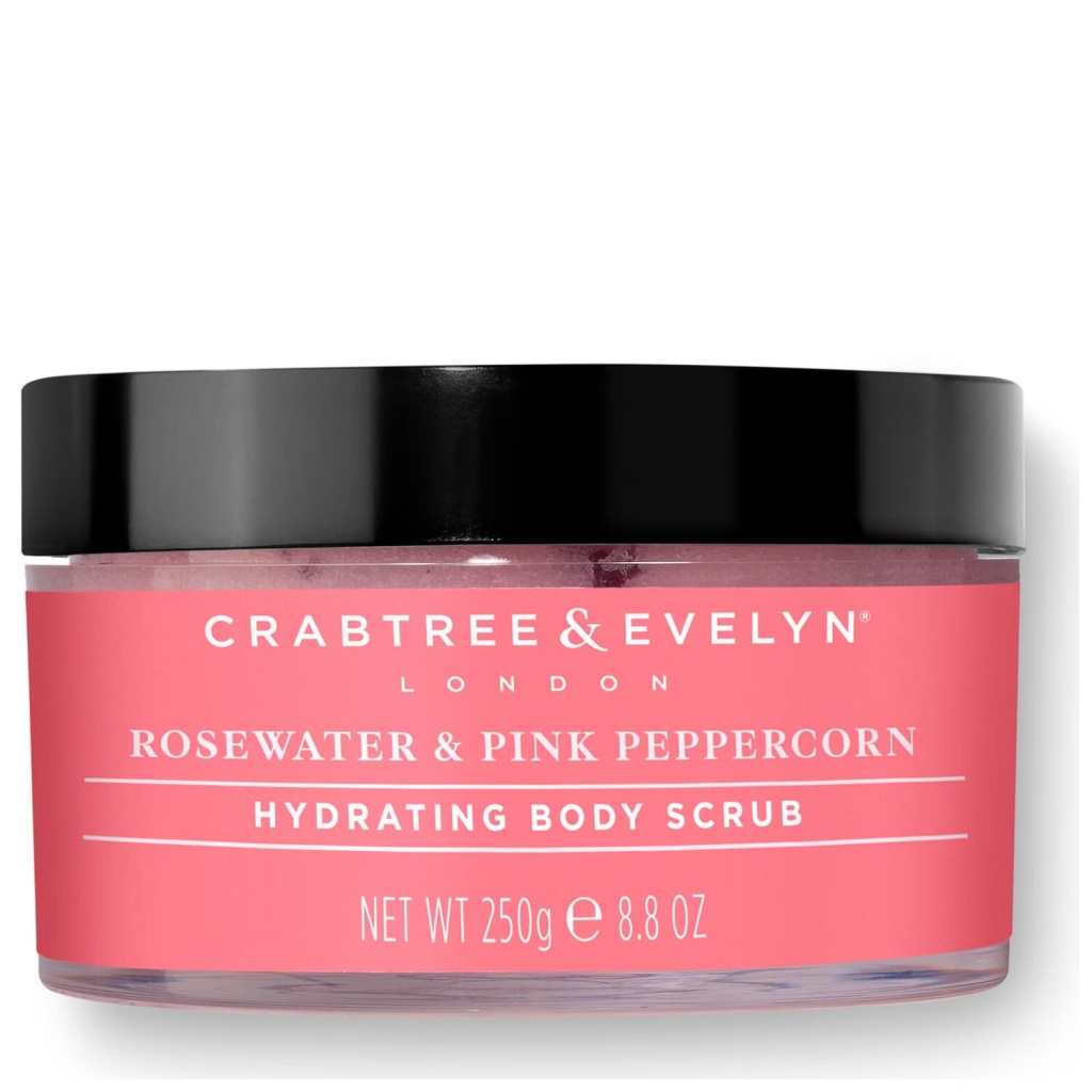 crabtree evelyn rosewater pink peppercorn hydrating body scrub 220 g 1718264096