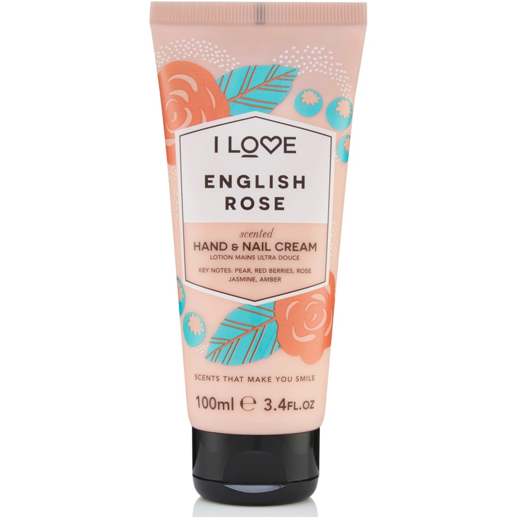 i love signature moisturizing english rose hand nail cream 100 ml 1673610952