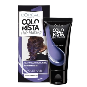 L'Oreal Paris, Colorista Hair Makeup, Semi-Permanent Hair Dye,  #VIOLETHAIR, 30 ml