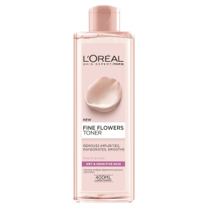 L'Oreal Paris, Fine Flowers, Eliminates Impurities, Cleansing Toner, 400 ml