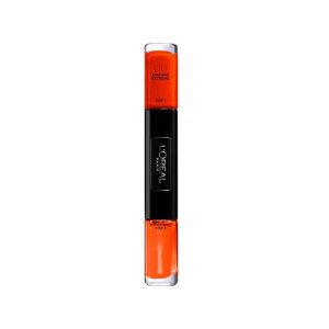 L'Oreal Paris, Infallible, Gel-Effect, Nail Polish 2-In-1, 013, Orange Extreme, 2 x, 5 ml