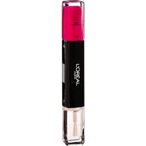 L'Oreal Paris, Infallible, Nail Polish 2-In-1, 010, Keep Magenta, 2 x, 5 ml