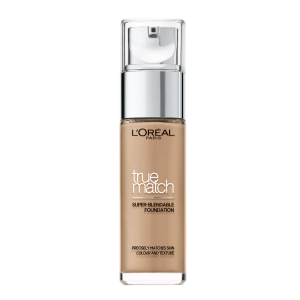 L'Oreal Paris, True Match Super-Blendable, Hyaluronic Acid, Liquid Foundation, 7R-7C, Ambre Rose, SPF 15, 30 ml