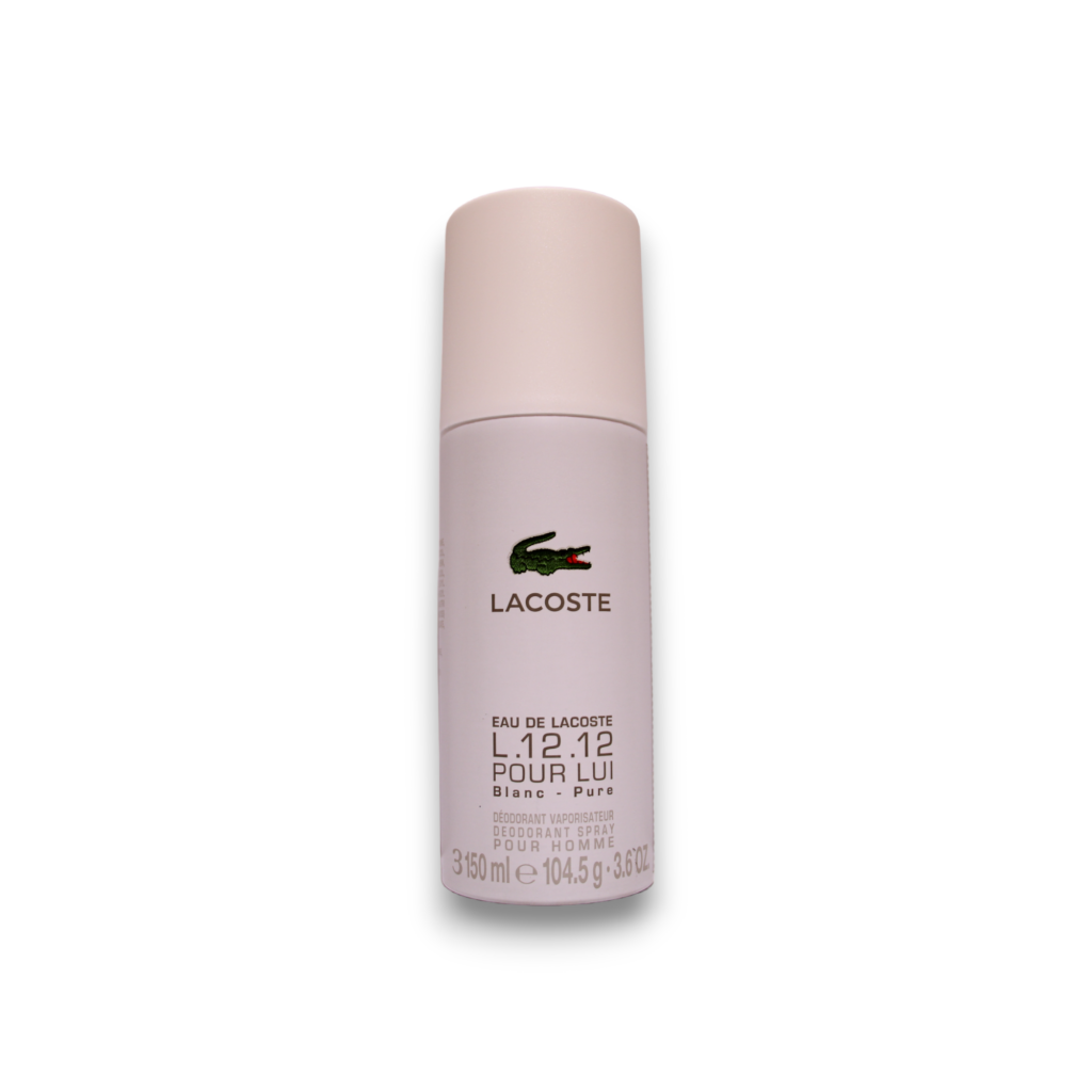 lacoste eau de lacoste l 12 12 blanc deodorant spray for men 150 ml 1687431661