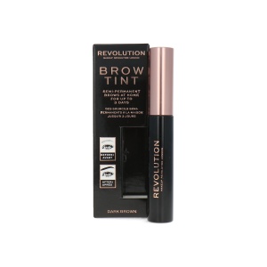 Makeup Revolution, Brow Tint, Eyebrow Gel, Dark Brown, 6 ml