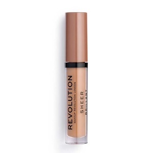 Makeup Revolution, Sheer Brillant, Vegan, Lip Gloss, 119, Hustle, 3.5 ml
