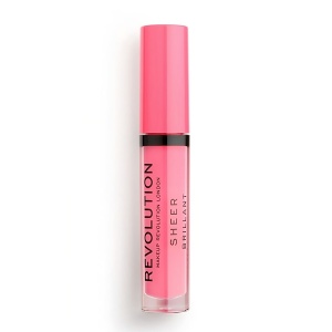 Makeup Revolution, Sheer Brillant, Vegan, Lip Gloss, 139, Cutie, 3.5 ml