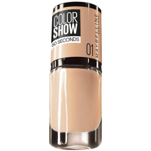 Maybelline, Color Show 60 Seconds, Nail Polish, Nr. 1, Go Bare, 7 ml