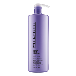 Paul Mitchell, Blonde Platinum Blonde, Paraben-Free, Hair Conditioner, Cools Brassiness, 1000 ml
