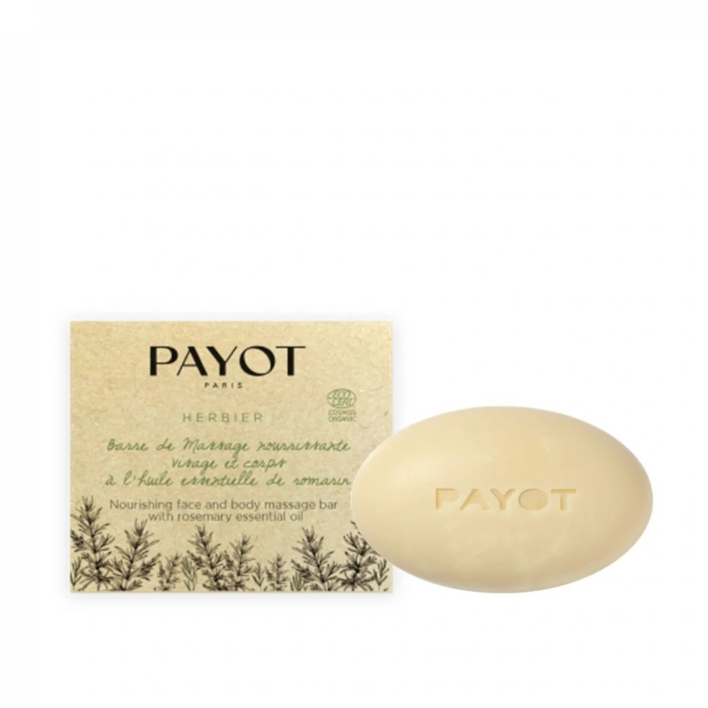 payot herbier nourishing massage bar rosemary essential oil for face body 50 g 1673593436