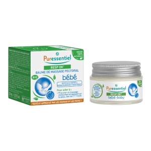 Puressentiel, Baby - Resp OK, Natural Ingredients, Body Balm, For Pectoral Area, 30 ml