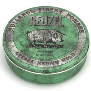 Reuzel, Green, Tea Tree Oil, Hair Styling Pomade, For Shine, Medium Hold, 340 g