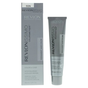 Revlon, Revlonissimo Colorsmetique, Color & Care Complex, Permanent Hair Dye, 5SN Light Brown, 60 ml