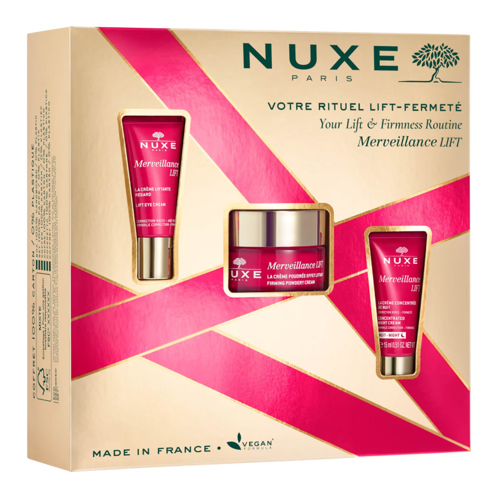 set nuxe merveillance expert lifting cream for face 50 ml merveillance lift vegan lifting eye cream 15 ml merveillance lift vegan lifting night cream for face 15 ml 1712328894