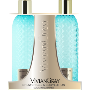 Set Vivian Gray: Gemstone, Jasmine & Patchouli, Soothing, Shower Gel, For All Skin Types, 300 ml + Gemstone, Jasmine & Patchouli, Hydrating, Body Lotion, 300 ml