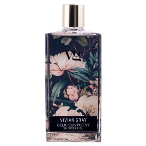 Vivian Gray, Delicious Peony, Cleansing and Hydrating, Shower Gel, For All Skin Types, 350 ml
