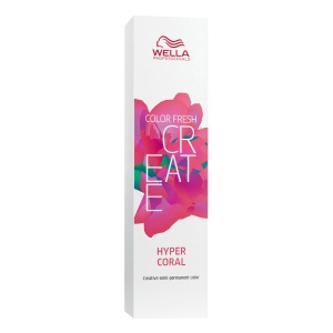 Wella Professionals, Color Fresh Create, Ammonia-Free, Semi-Permanent Hair Dye,  Hyper Coral, 60 ml