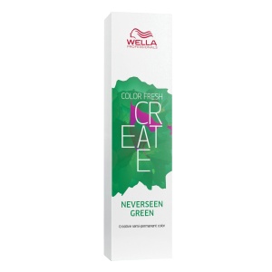 Wella Professionals, Color Fresh Create, Ammonia-Free, Semi-Permanent Hair Dye,  Neverseen Green, 60 ml