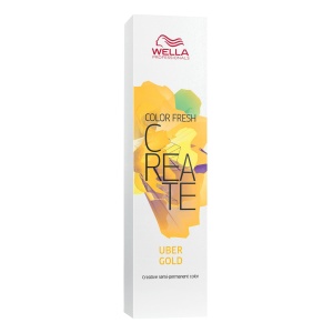 Wella Professionals, Color Fresh Create, Ammonia-Free, Semi-Permanent Hair Dye,  Uber Gold, 60 ml